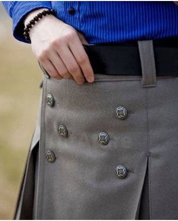 Cargo Utility Kilt With Dual Pocket