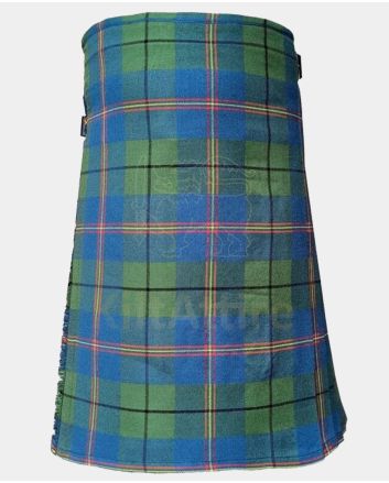 Carmichael Ancient Tartan kilt R side