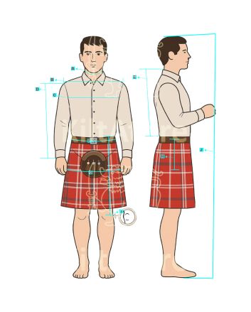 Casual Kilt Outfit For Men