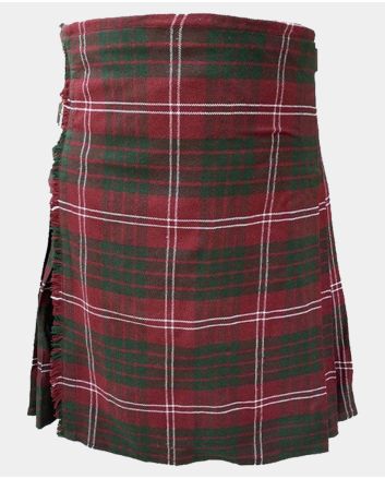 Crawford Red Modern Tartan Kilt