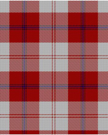 Cunningham Dress Red Modern Tartan Kilt