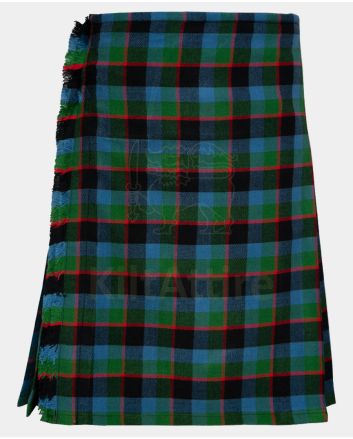 Custom Made Green Blue Tartan Kilt