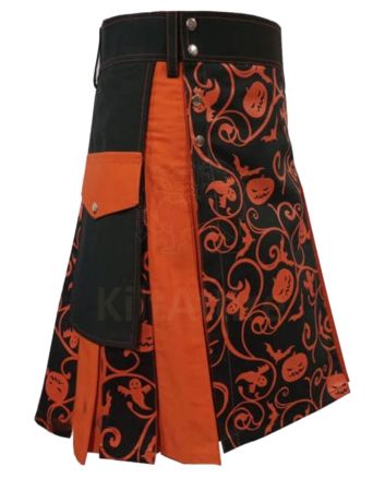 Elegant Halloween Hybrid Utility Kilt