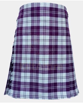 Erskine Dress Purple And White Modern Tartan Kilt