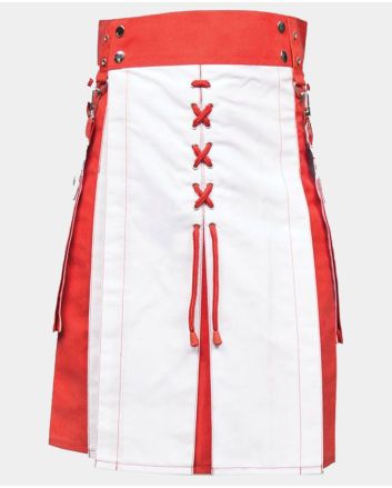 Christmas Fashion Hybrid Utility Kilt For Santa Claus