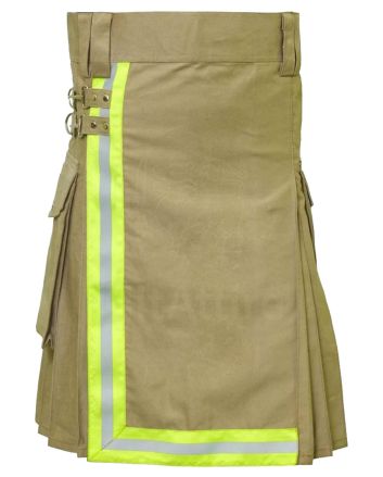 Firefighter Khaki Utility Kilt