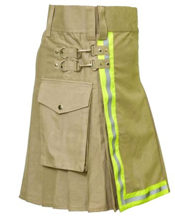 Firefighter Khaki Utility Kilt