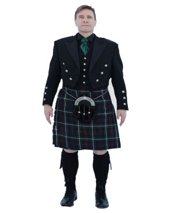 Fraser Red Modern Prince Charlie Kilt Outfit