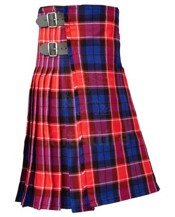 Graham Of Menteith Red Modern Tartan Kilt
