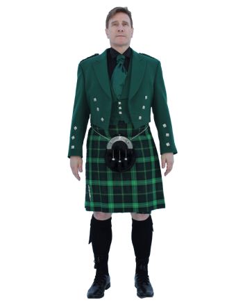 Green Prince Charlie Celtic Outfit