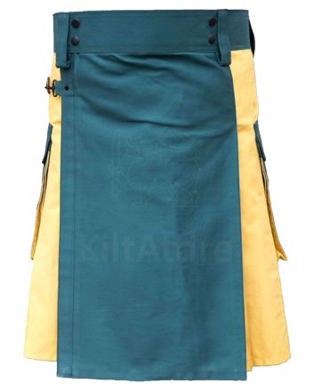 Green & Yellow Hybrid Kilt