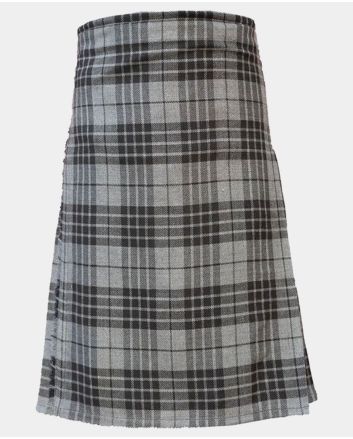 Grey Hamilton Modern Tartan Kilt