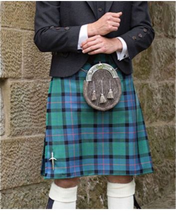 Gunn Ancient Tartan Formal Kilt Outfit 