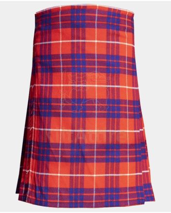 Hamilton Red Modern Tartan Kilt