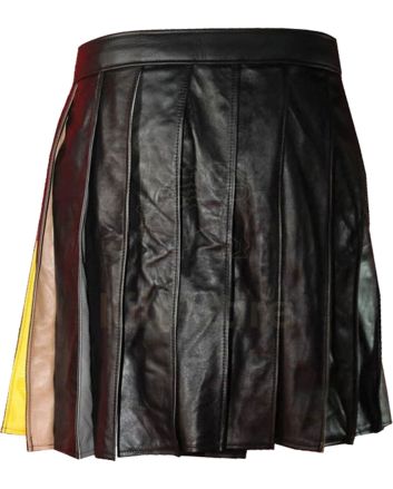 Handmade Fashion Leather Kilt