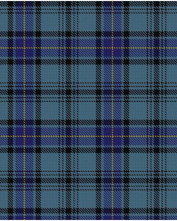Hannay Blue Modern Tartan Kilt