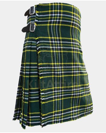 Irish Dark Green Tartan Kilt