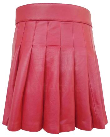 Leather Pink Kilt