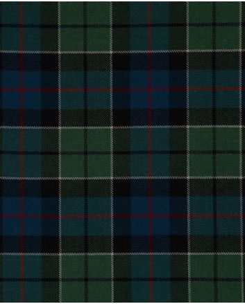Leslie Hunting Green Muted Tartan Kilt