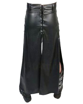 Long Hip Hugging Leather Kilt
