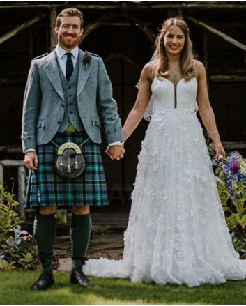 Lovat Green Argyle Kilt Outfit