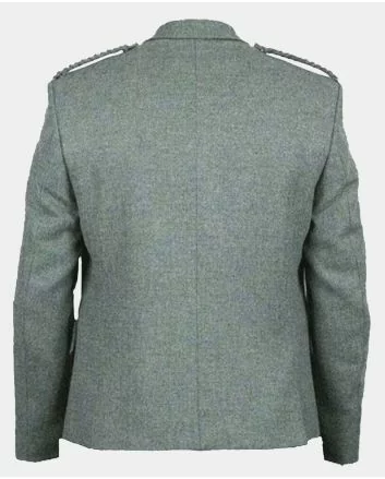 Lovat Green Argyll Tweed Kilt Jacket And Vest For Men