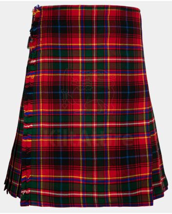 MacInnes Red (Innes Red) Modern Tartan Kilt