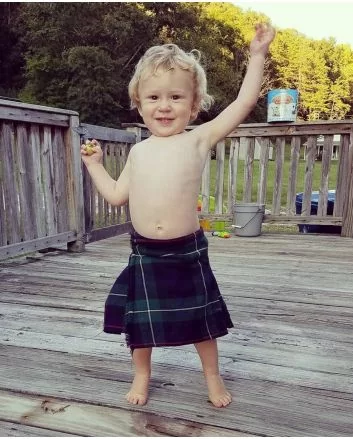 MacKenzie Modern Traditional Baby Tartan Kilt