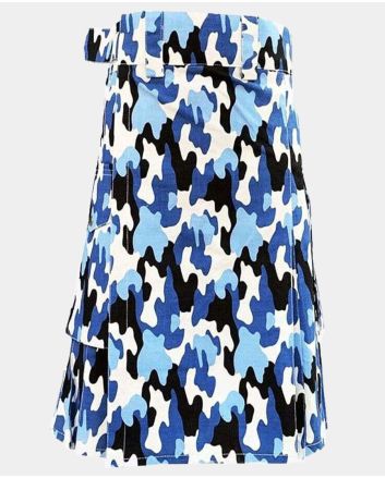 Military Camo Fashion Utility Kilt For Men 