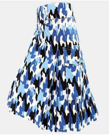 Military Camo Fashion Utility Kilt For Men 