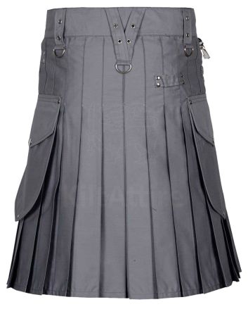 Modern Utility Kilt With Cargo Pockets