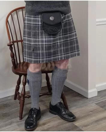 Monochromatic Tartan Kilt