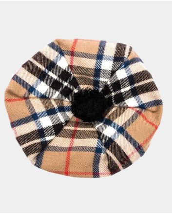 Tam O Shanter Scottish Tartan Cap