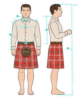 Premium Lovat Green Tweed Dress Kilt Jackets with Vest