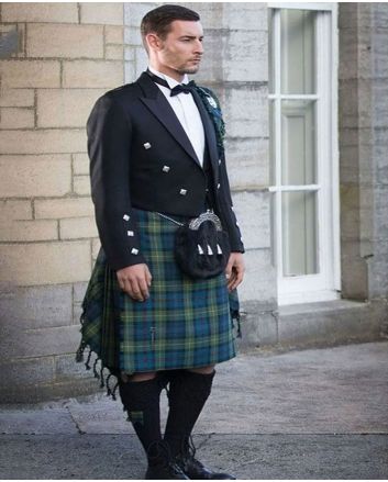 Premium Prince Charlie full kilt outfit for wedding