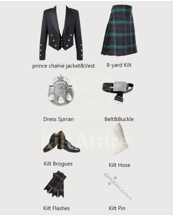 Prince Charlie Kilt Outfit Wedding-Made To measure