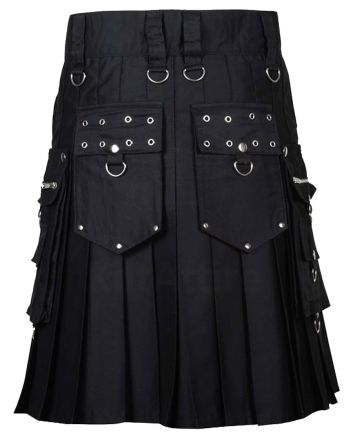 Punk Rock Utility Kilt For Men