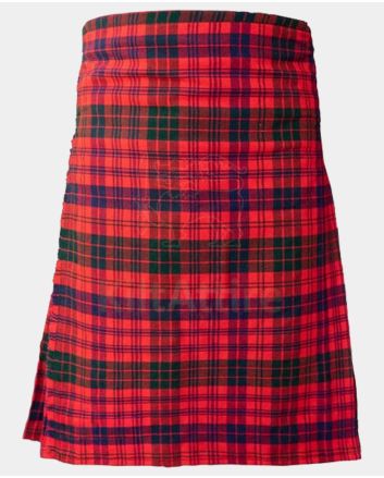 Ross Red Modern Tartan Kilt Front