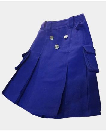 Royal Blue Baby Utility Kilt