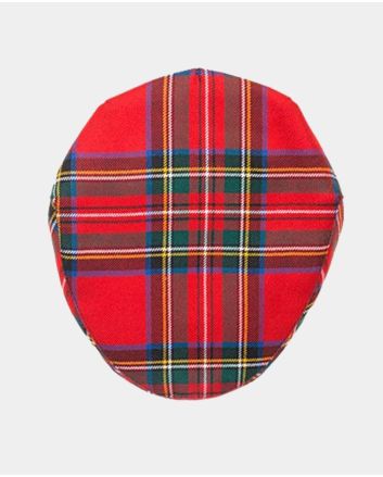 Royal Stewart Tartan Flat Cap