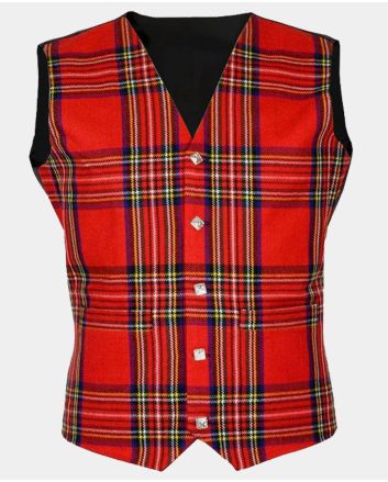 Royal Stewart Tartan Kilt Vest