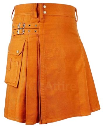 Saffron Tartan Utility Kilt