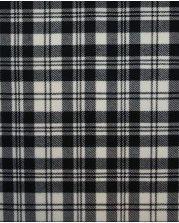Scott Black and White Modern Tartan Kilt