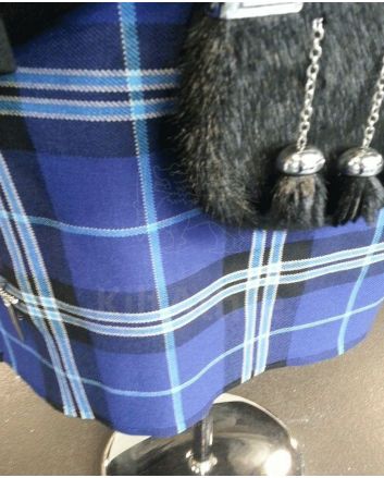 Scottish Bluebell Tartan Kilt