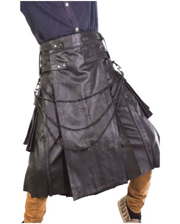 Scottish Pride Leather Kilt