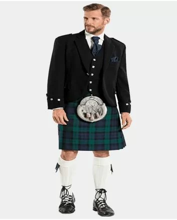Scottish Wedding Kilt Outfit Argyll Jacket - Custom Made