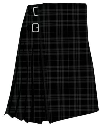 Spirit of Glyndwr Grey Welsh Modern Tartan Kilt 