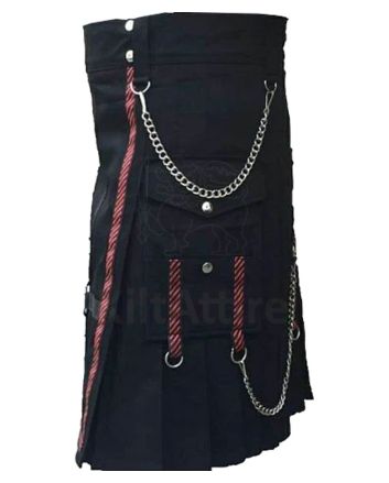 Standard Black Utility Kilt