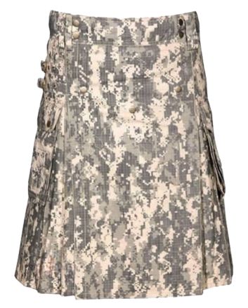 Tactical Digital Camo Kilt For Men