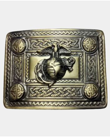 U S Marine Corps USMC Antique Kilt Buckle
